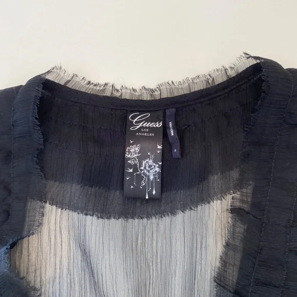 GUESS Sheer Top - Size S - Picture 2 of 10